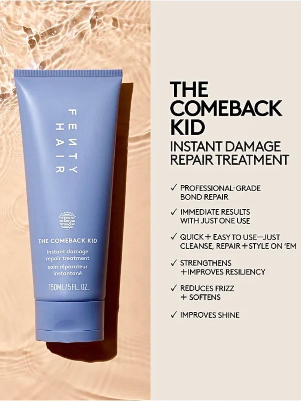 Fenty Hair The Comeback Kid Instant Damage Repair Treatment